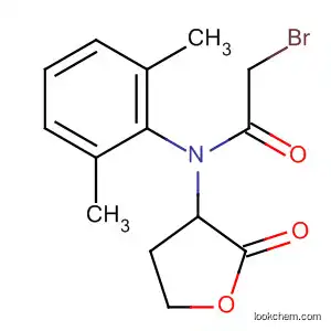 Molecular Structure of 58810-57-4 (Acetamide,
2-bromo-N-(2,6-dimethylphenyl)-N-(tetrahydro-2-oxo-3-furanyl)-)