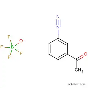 Molecular Structure of 59206-56-3 (Benzenediazonium, 3-acetyl-, tetrafluoroborate(1-))