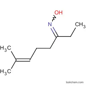 Molecular Structure of 59222-87-6 (6-Octen-3-one, 7-methyl-, oxime)