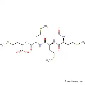 Molecular Structure of 59922-39-3 (L-Methionine, N-[N-[N-(N-formyl-L-methionyl)-L-methionyl]-L-methionyl]-)