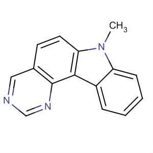 Molecular Structure of 59943-54-3 (7H-Pyrimido[5,4-c]carbazole, 7-methyl-)
