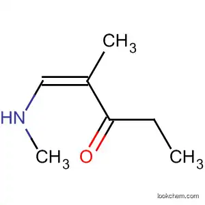 Molecular Structure of 59951-28-9 (1-Penten-3-one, 2-methyl-1-(methylamino)-, (Z)-)
