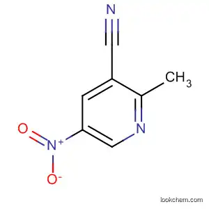 Molecular Structure of 60915-14-2 (3-Pyridinecarbonitrile, 2-methyl-5-nitro-)