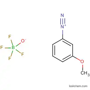 Molecular Structure of 660-42-4 (Benzenediazonium, 3-methoxy-, tetrafluoroborate(1-))