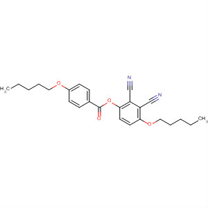 Benzoic acid, 4-(pentyloxy)-, 2,3-dicyano-4-(pentyloxy)phenyl ester