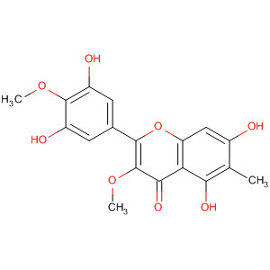 Molecular Structure of 69935-14-4 (4H-1-Benzopyran-4-one,
2-(3,5-dihydroxy-4-methoxyphenyl)-5,7-dihydroxy-3-methoxy-6-methyl-)