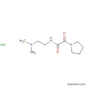 Molecular Structure of 70717-52-1 (1-Pyrrolidineacetamide, N-[2-(dimethylamino)ethyl]-2-oxo-,
monohydrochloride)