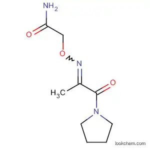 Molecular Structure of 70791-39-8 (Acetamide, 2-[[[1-methyl-2-oxo-2-(1-pyrrolidinyl)ethylidene]amino]oxy]-)