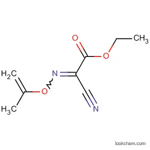Molecular Structure of 70791-56-9 (Acetic acid, cyano[(2-propenyloxy)imino]-, ethyl ester)