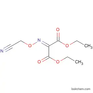 Molecular Structure of 70791-63-8 (Propanedioic acid, [(cyanomethoxy)imino]-, diethyl ester)
