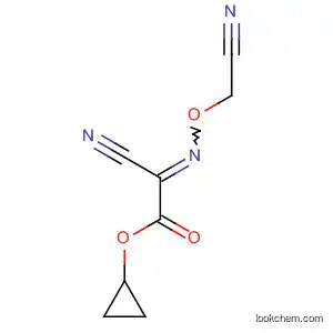Molecular Structure of 70791-78-5 (Acetic acid, cyano[(cyanomethoxy)imino]-, cyclopropyl ester)