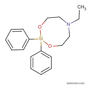 Molecular Structure of 71573-86-9 (1,3-Dioxa-6-aza-2-silacyclooctane, 6-ethyl-2,2-diphenyl-)
