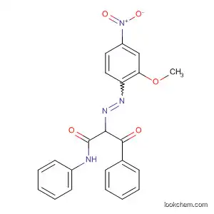 Molecular Structure of 71599-69-4 (Benzenepropanamide,
a-[(2-methoxy-4-nitrophenyl)azo]-b-oxo-N-phenyl-)