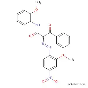 Molecular Structure of 71599-72-9 (Benzenepropanamide,
a-[(2-methoxy-4-nitrophenyl)azo]-N-(2-methoxyphenyl)-b-oxo-)