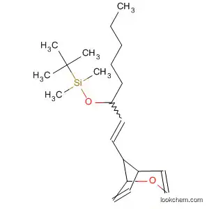 Molecular Structure of 72974-54-0 (Silane,
(1,1-dimethylethyl)dimethyl[[1-[2-(2-oxabicyclo[3.2.1]octa-3,6-dien-8-yl)
ethenyl]hexyl]oxy]-)