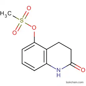 Molecular Structure of 72995-13-2 (2(1H)-Quinolinone, 3,4-dihydro-5-[(methylsulfonyl)oxy]-)