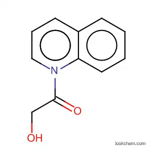 Molecular Structure of 73251-24-8 (Quinoline, decahydro-1-(hydroxyacetyl)-)