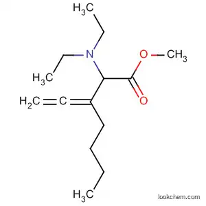 Molecular Structure of 73256-46-9 (Heptanoic acid, 2-(diethylamino)-3-ethenylidene-, methyl ester)