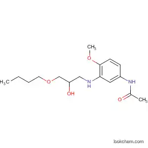 Molecular Structure of 73264-46-7 (Acetamide, N-[3-[(3-butoxy-2-hydroxypropyl)amino]-4-methoxyphenyl]-)