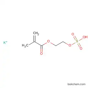 Molecular Structure of 74951-38-5 (2-Propenoic acid, 2-methyl-, 2-(sulfooxy)ethyl ester, potassium salt)