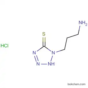 Molecular Structure of 75028-29-4 (5H-Tetrazole-5-thione, 1-(3-aminopropyl)-1,2-dihydro-,
monohydrochloride)