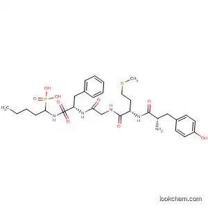 Molecular Structure of 75829-12-8 (L-Phenylalaninamide,
L-tyrosyl-D-methionylglycyl-N-(1-phosphonopentyl)-, (S)-)