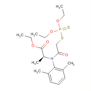 L-Alanine,  N-[[(diethoxyphosphinothioyl)thio]acetyl]-N-(2,6-dimethylphenyl)-, ethyl  ester