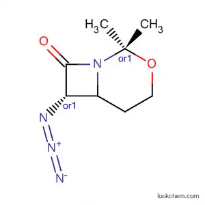 3-Oxa-1-azabicyclo[4.2.0]octan-8-one, 7-azido-2,2-dimethyl-, trans-