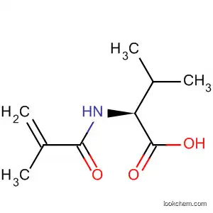 Molecular Structure of 7682-07-7 (Valine, N-(2-methyl-1-oxo-2-propenyl)-)