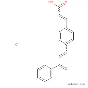 Molecular Structure of 77354-95-1 (2-Propenoic acid, 3-[4-(3-oxo-3-phenyl-1-propenyl)phenyl]-, potassium
salt)