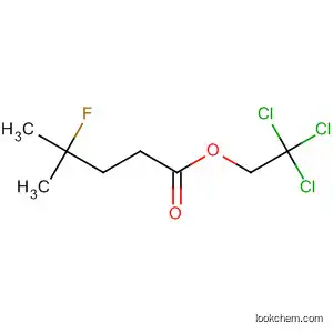 Molecular Structure of 77894-28-1 (Pentanoic acid, 4-fluoro-4-methyl-, 2,2,2-trichloroethyl ester)