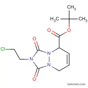 Molecular Structure of 78409-79-7 (1H-[1,2,4]Triazolo[1,2-a]pyridazine-5-carboxylic acid,
2-(2-chloroethyl)-2,3,5,8-tetrahydro-1,3-dioxo-, 1,1-dimethylethyl ester)