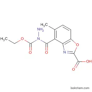 2-Benzoxazolecarboxylic acid, 5-methyl-, 2-(ethoxycarbonyl)hydrazide