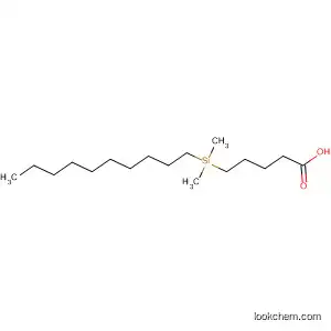 Molecular Structure of 78935-05-4 (Pentanoic acid, 5-(decyldimethylsilyl)-)