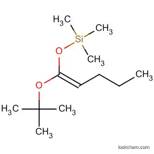 Molecular Structure of 78935-62-3 (Silane, [[1-(1,1-dimethylethoxy)-1-pentenyl]oxy]trimethyl-, (Z)-)