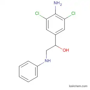 Molecular Structure of 78982-86-2 (Benzenemethanol, 4-amino-3,5-dichloro-a-[(phenylamino)methyl]-)