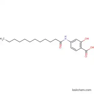 Molecular Structure of 79564-75-3 (Benzoic acid, 2-hydroxy-4-[(1-oxododecyl)amino]-)