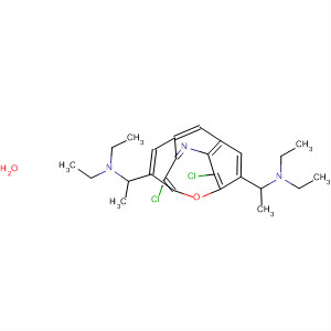 Molecular Structure of 79939-85-8 (Ethanamine,
2,2'-[(4,5-dichloro-3,6-acridinediyl)bis(oxy)]bis[N,N-diethyl-)