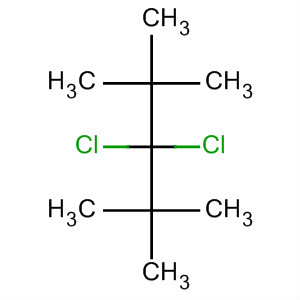 Molecular Structure of 79991-69-8 (Pentane, 3,3-dichloro-2,2,4,4-tetramethyl-)