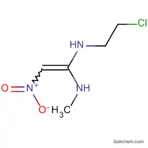 Molecular Structure of 80020-46-8 (1,1-Ethenediamine, N-(2-chloroethyl)-N'-methyl-2-nitro-)
