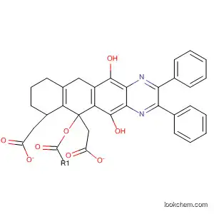 Naphtho[2,3-g]quinoxaline-5,12-diol,
6,7,8,9,10,11-hexahydro-2,3-diphenyl-, diacetate (ester)