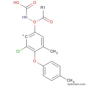 Molecular Structure of 80199-06-0 (Carbamic acid, [3-chloro-4-(4-methylphenoxy)phenyl]-, methyl ester)