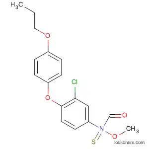 Molecular Structure of 80199-10-6 (Carbamothioic acid, [3-chloro-4-(4-propoxyphenoxy)phenyl]-, S-methyl
ester)