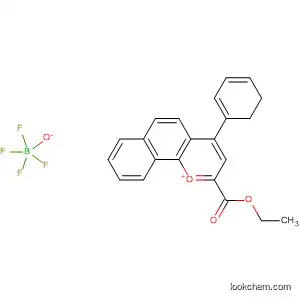 Molecular Structure of 80575-88-8 (Naphtho[1,2-b]pyrylium, 2-(ethoxycarbonyl)-5,6-dihydro-4-phenyl-,
tetrafluoroborate(1-))