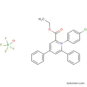 Molecular Structure of 80576-01-8 (Pyridinium, 1-(4-chlorophenyl)-2-(ethoxycarbonyl)-4,6-diphenyl-,
tetrafluoroborate(1-))