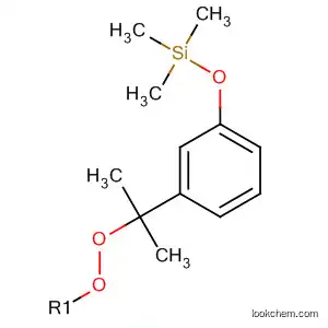 Molecular Structure of 80841-11-8 (Hydroperoxide, 1-methyl-1-[3-[(trimethylsilyl)oxy]phenyl]ethyl)