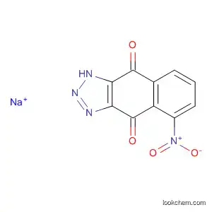 Molecular Structure of 80841-90-3 (1H-Naphtho[2,3-d]triazole-4,9-dione, 5-nitro-, sodium salt)