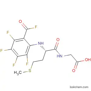 Molecular Structure of 80958-19-6 (Glycine, N-[N-(pentafluorobenzoyl)-L-methionyl]-)