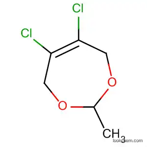 Molecular Structure of 80959-52-0 (1,3-Dioxepin, 5,6-dichloro-4,7-dihydro-2-methyl-)