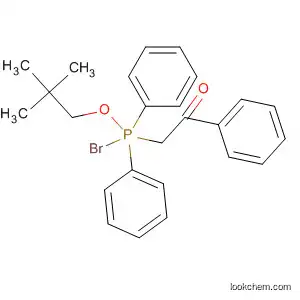 Molecular Structure of 81023-79-2 (Ethanone,
2-[bromo(2,2-dimethylpropoxy)diphenylphosphoranyl]-1-phenyl-)